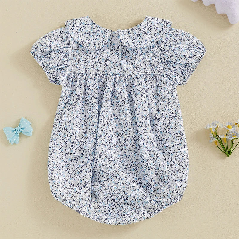 GiggleBubs,  Baby Girl, Cotton Short Sleeve Rompers