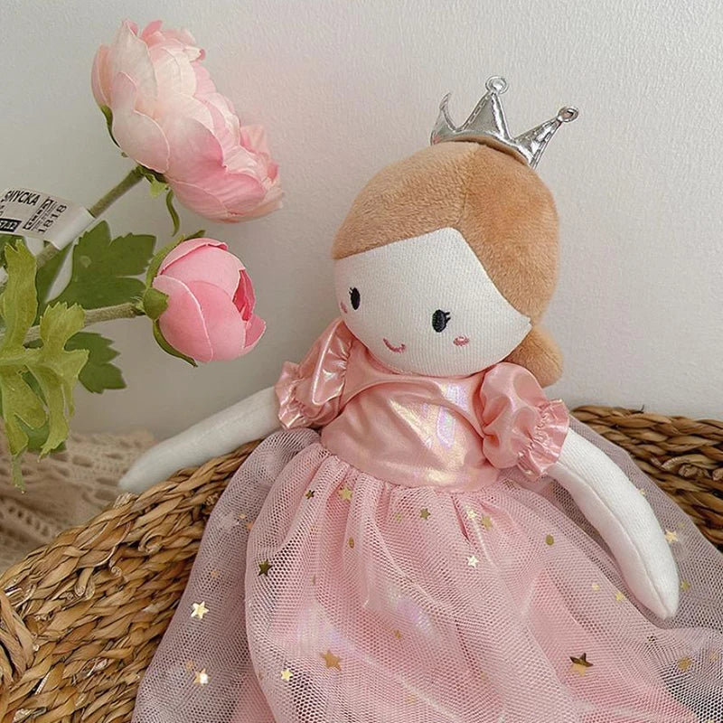 Princess Peony Doll 35CM Blush Pink With Crown( Couple Left )