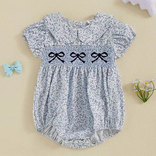 Giggle Bubs,  Baby Girl, Cotton Short Sleeve Rompers