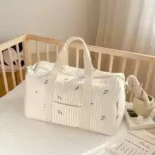 Large Mummy Maternity Embroidered Organizer Bag