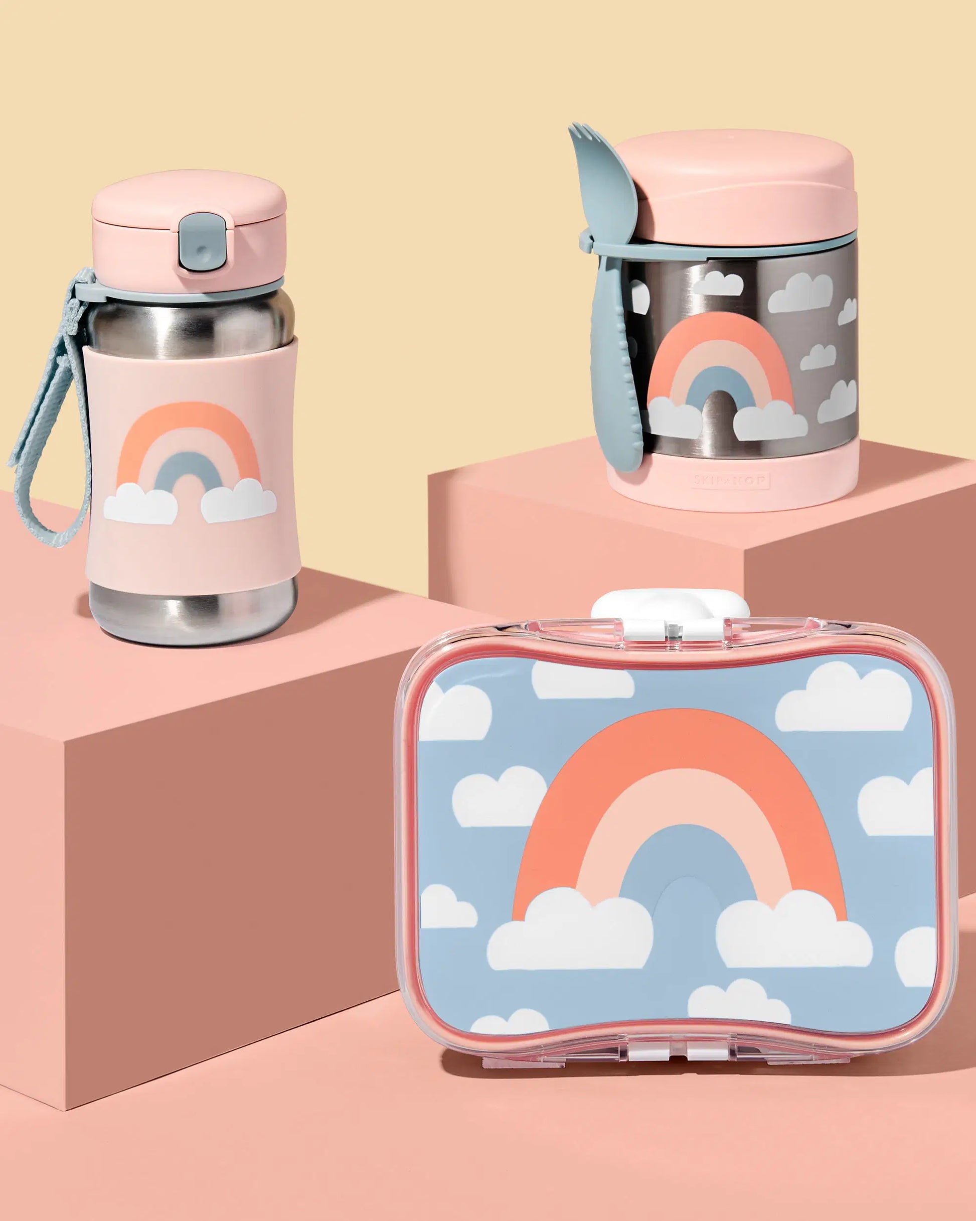 Skip Hop Spark Style Insulated Food Jar Rainbow