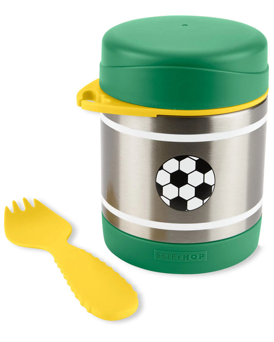 Skip Hop Spark Style Food Jar Soccer Futbol