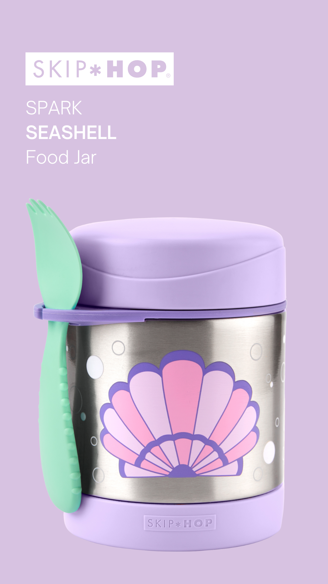 SKIP HOP SPARK STYLE INSULATED FOOD JAR - SEASHELL