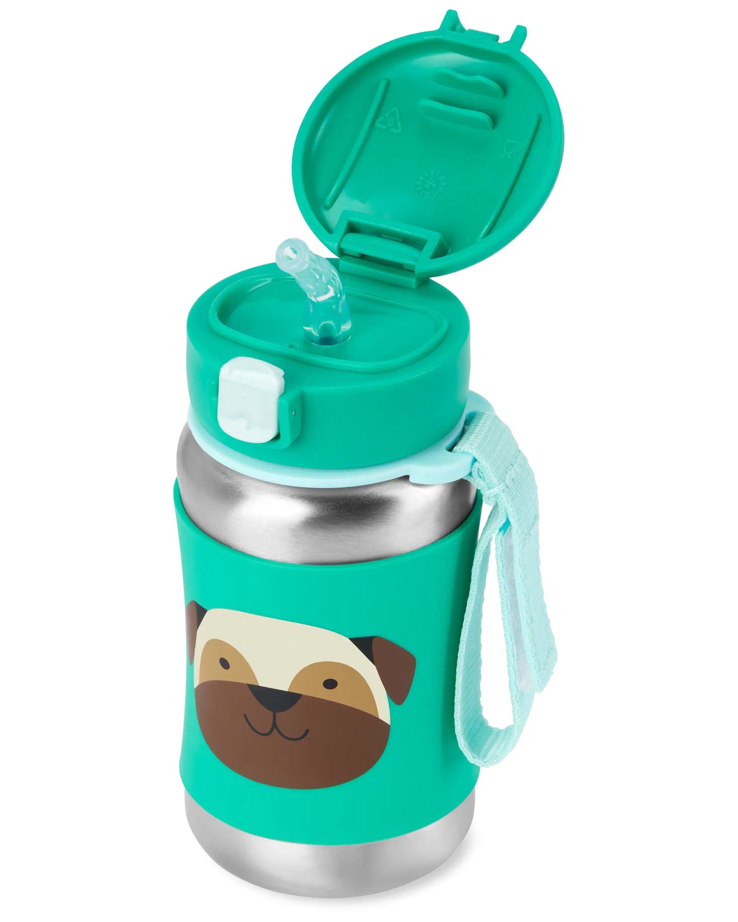 Skip Hop Zoo Stainless Steel Straw Bottle Octopus