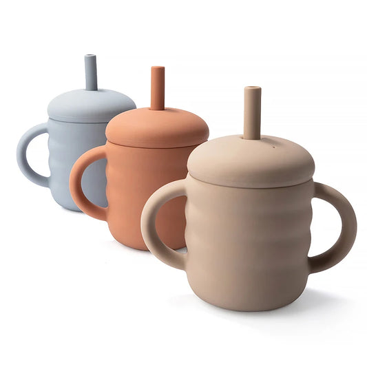 Baby Silicone Cups and Straw