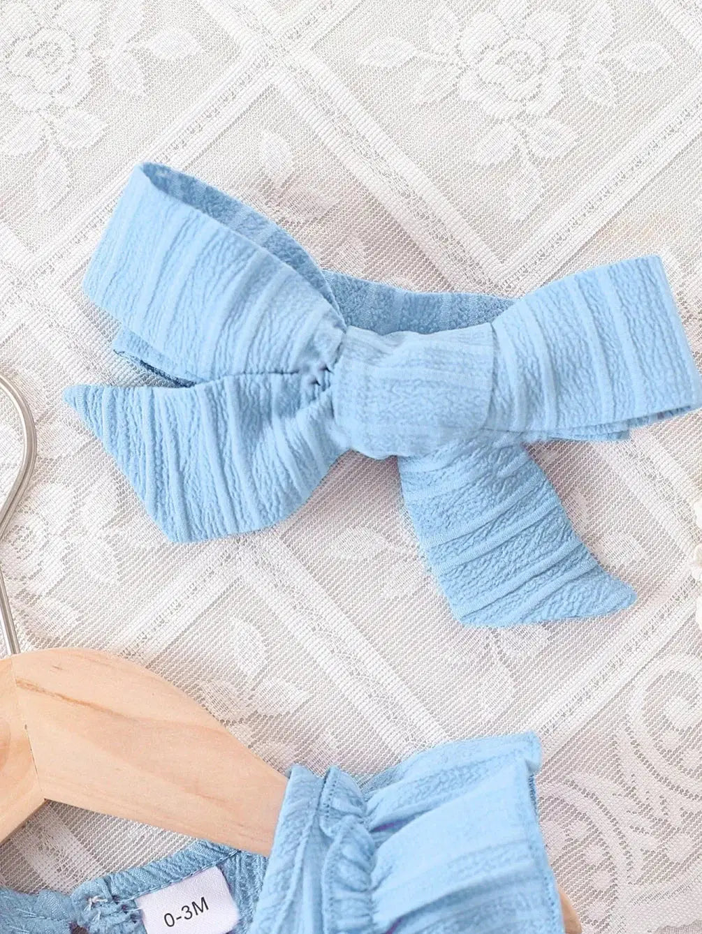 Giggle Bubs, Dress with Ruffle Edges and Bow