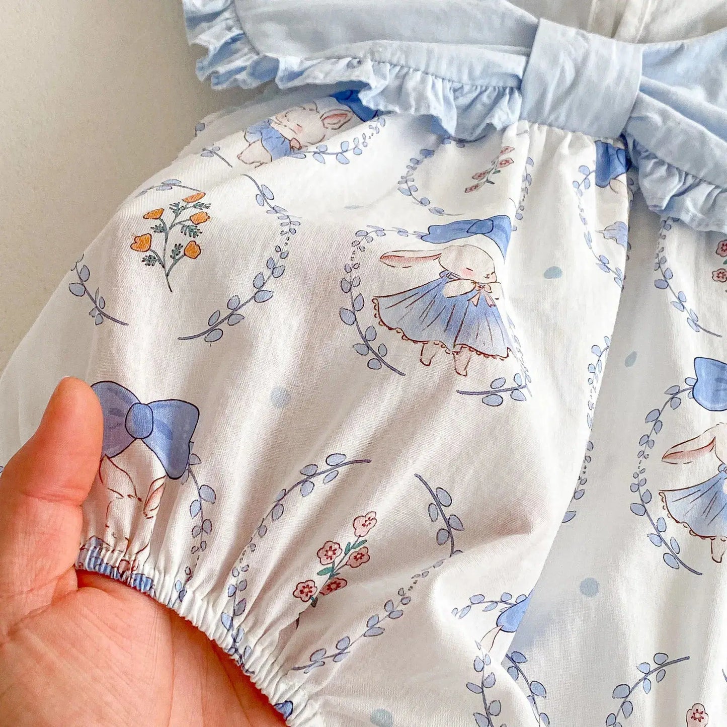 Giggle Bubs, Sweet Baby Girl Cotton Princess Bodysuit