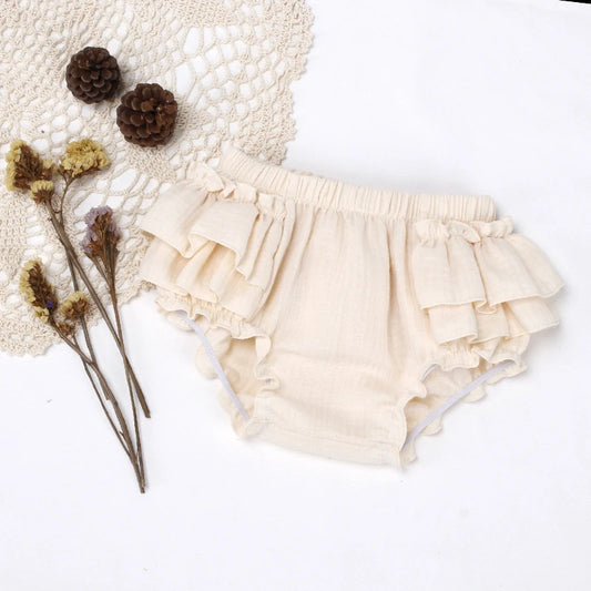 GiggleBubs Double Layers Baby Girls Tutu Skirt Diaper Shorts