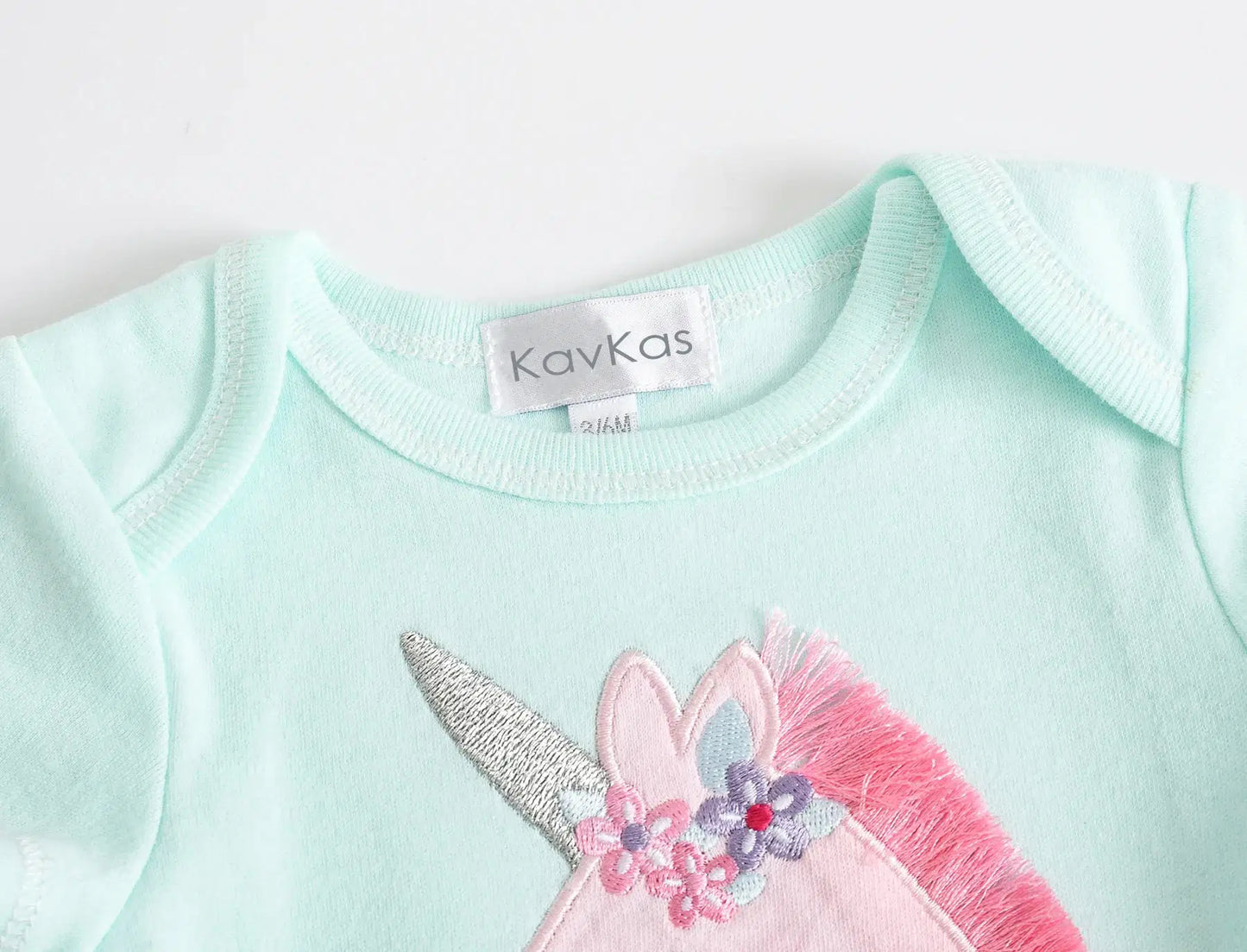 Giggle Bubs, 3PC Cotton Short Sleeve Girl Bodysuit
