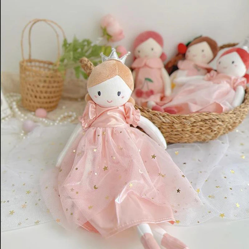 Princess Peony Doll 35CM Blush Pink With Crown( Couple Left )