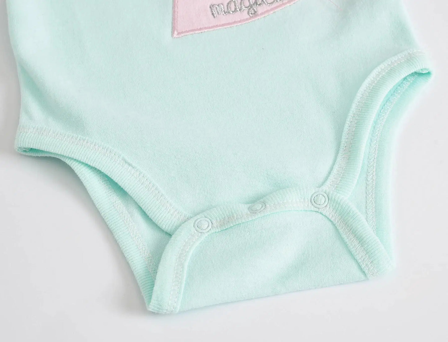 Giggle Bubs, 3PC Cotton Short Sleeve Girl Bodysuit