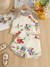 Giggle Bubs, Princes Embroidery Short Sleeve Top and Short