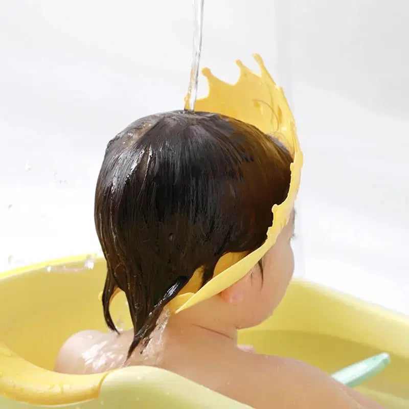 Crown Shape Children Shower Head Cover Adjustable Strap