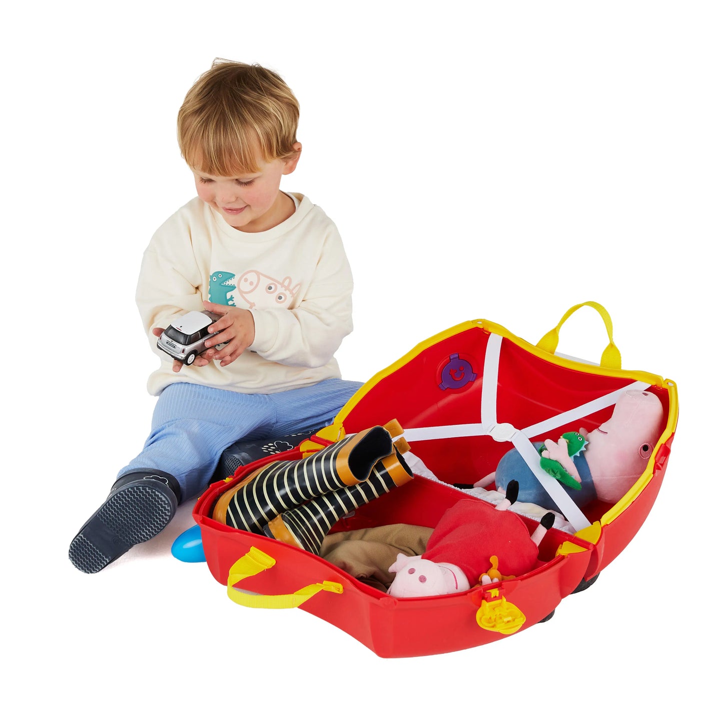 trunki ride on luggage peppa pig