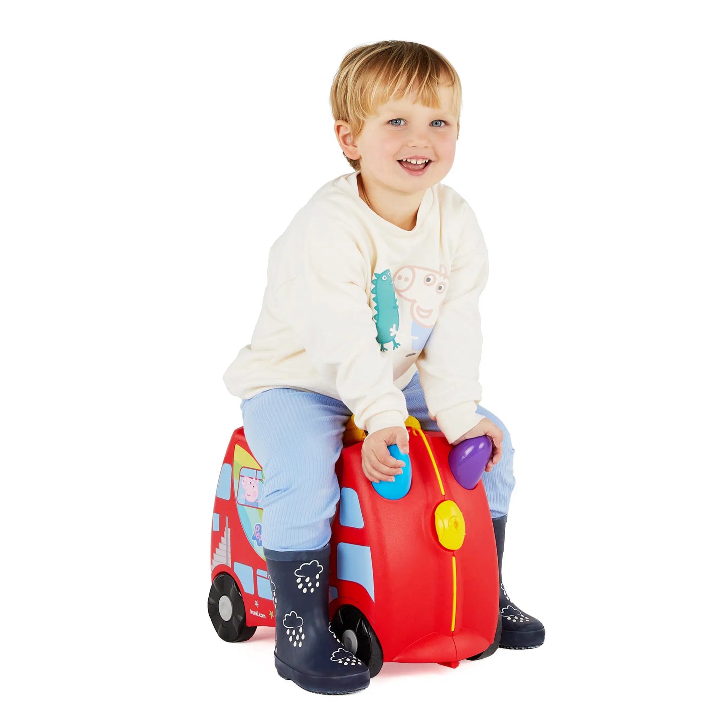 trunki ride on luggage peppa pig