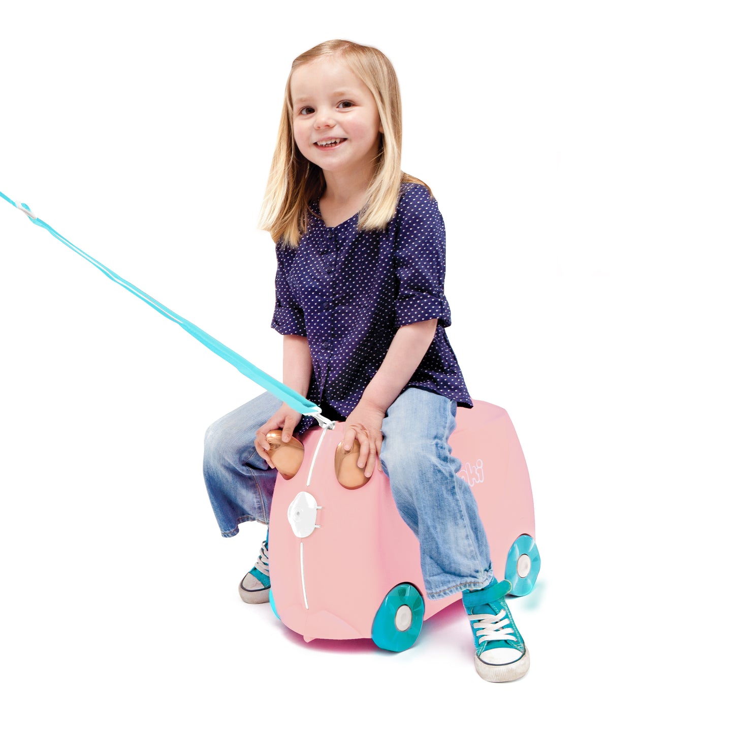 TRUNKI RIDE ON LUGGAGE - FLOSSI FLAMINGO