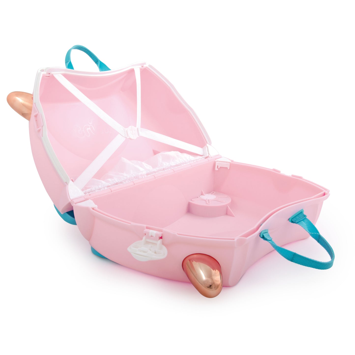 TRUNKI RIDE ON LUGGAGE - FLOSSI FLAMINGO
