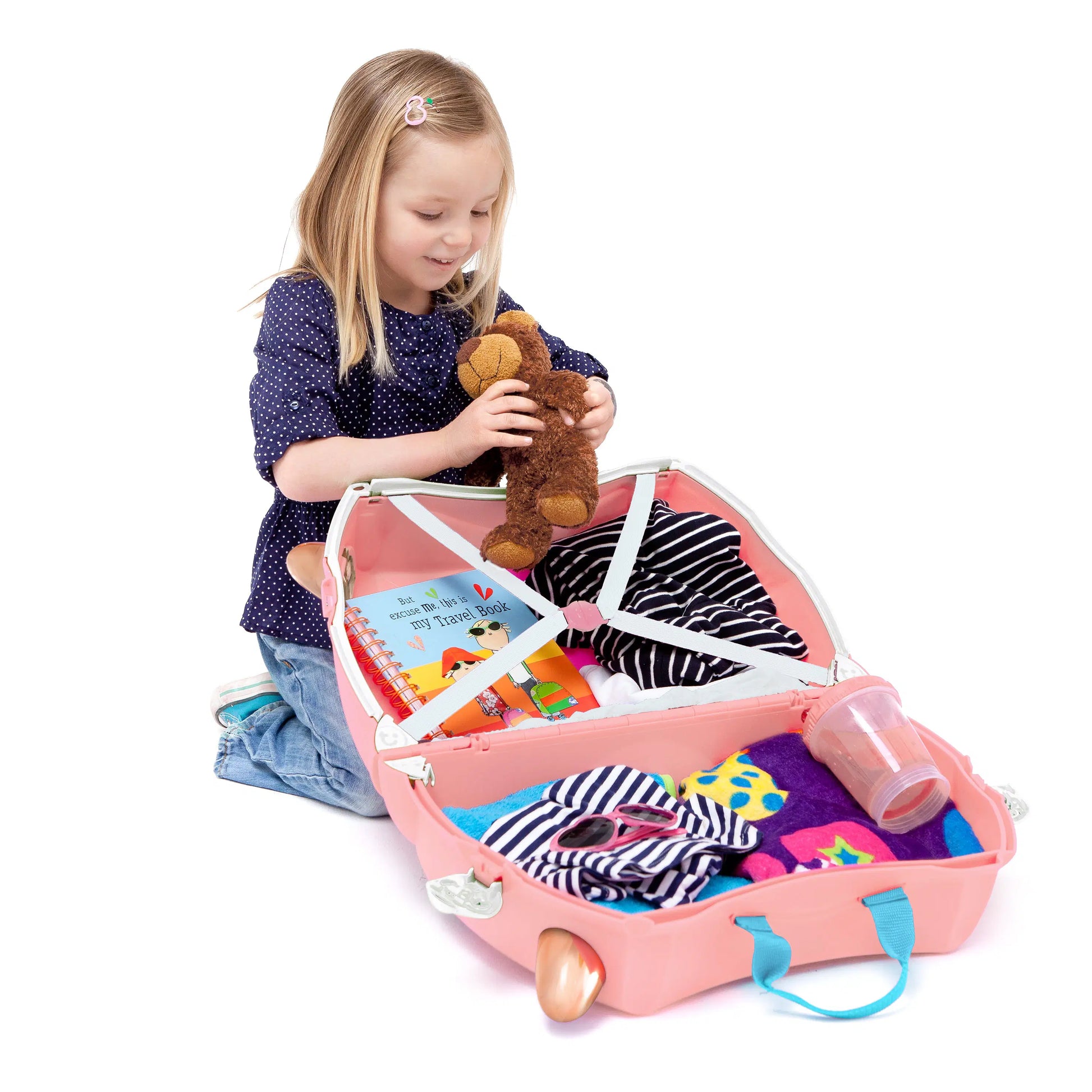 trunki childrens ride on suitcase hand luggage