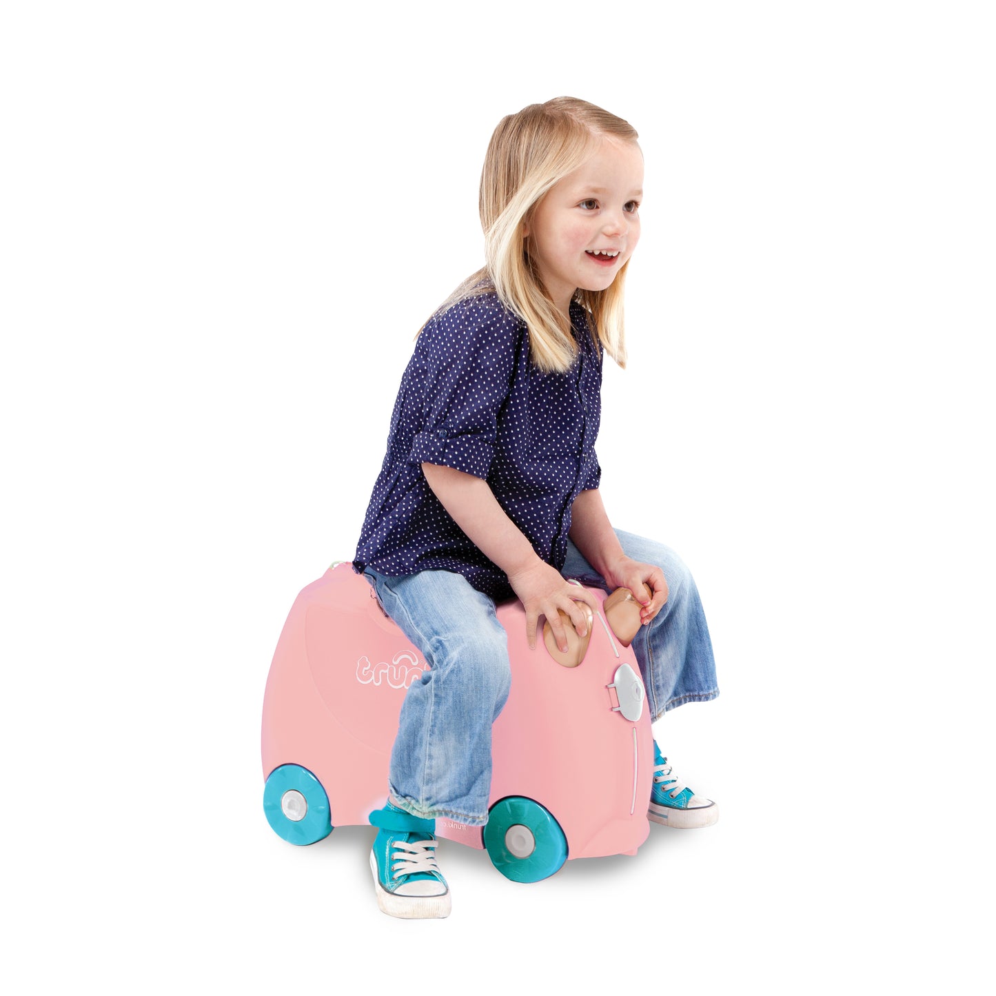 TRUNKI RIDE ON LUGGAGE - FLOSSI FLAMINGO