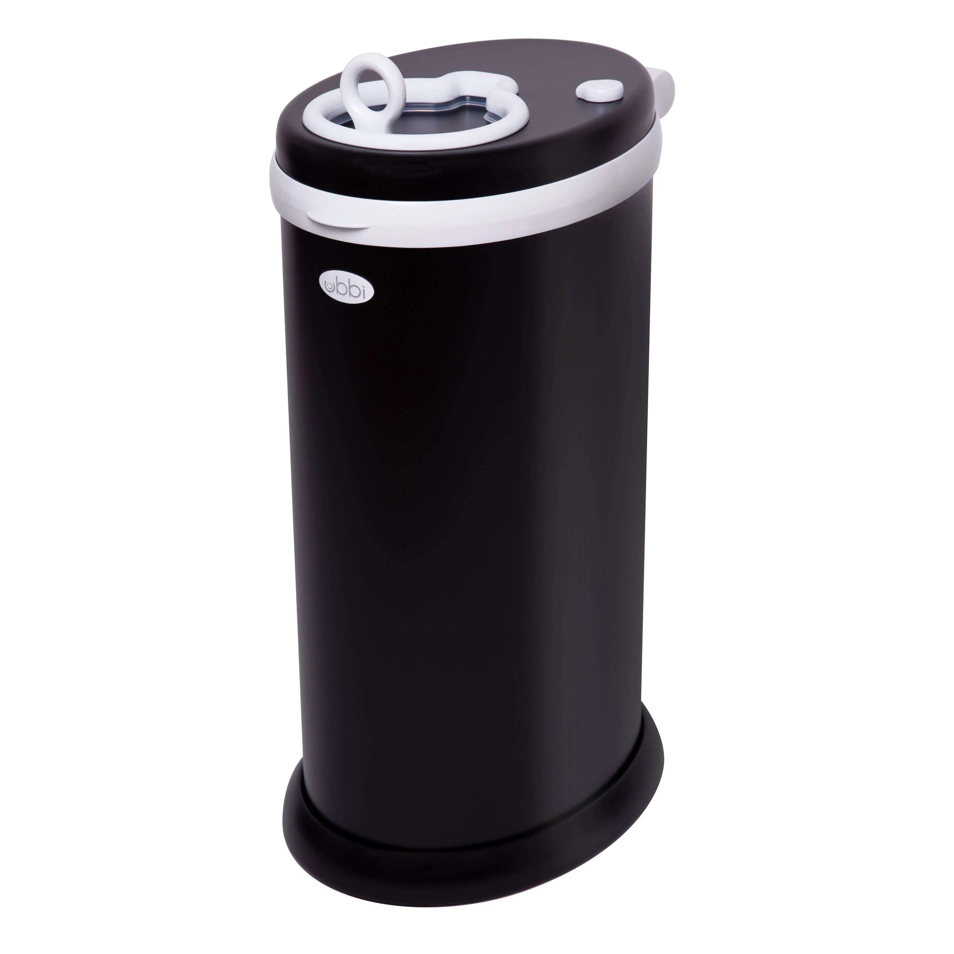 Odor Locking Nappy Bin - Ubbi Matte Black - Bubs Universe