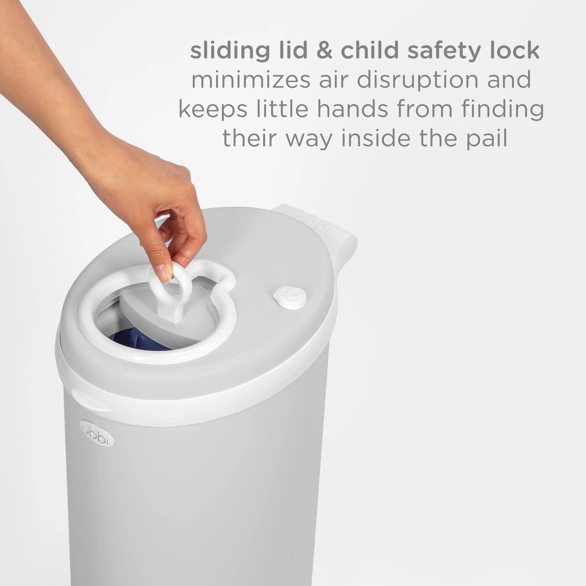 ubbi nappy pail matte grey vendor