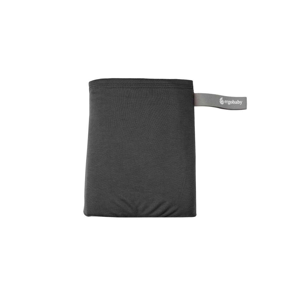 ERGOBABY AURA SUSTAINABLY SOURCED KNIT BABY WRAP - SOFT BLACK