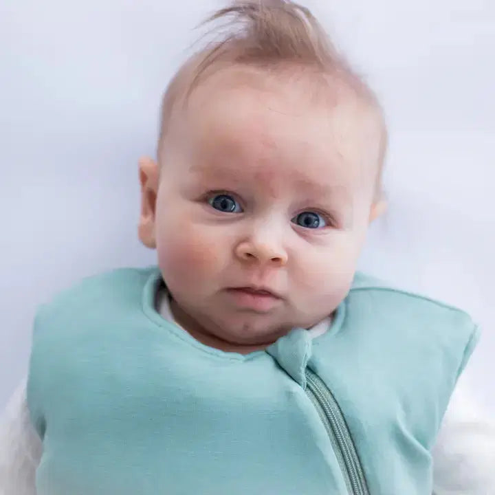 zoe sage baby sleeping bag cove green