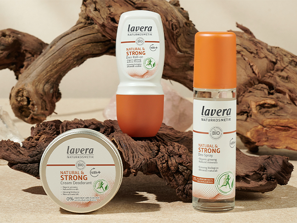 Lavera Deodorant Roll On - Natural & Strong 50ml
