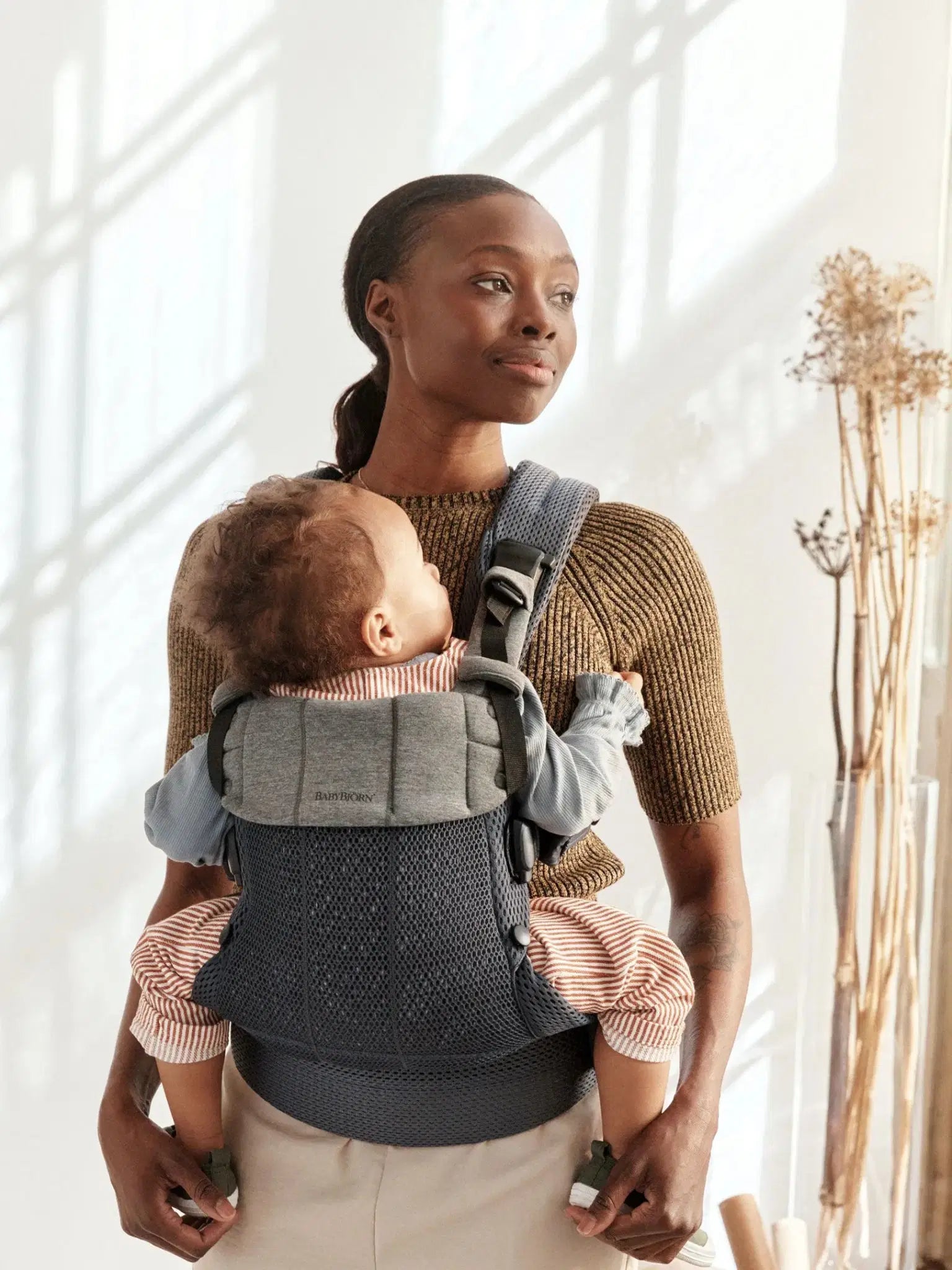 Baby Bjorn Baby Carrier Harmony Anthracite , 0_3 years - Bubs Universe