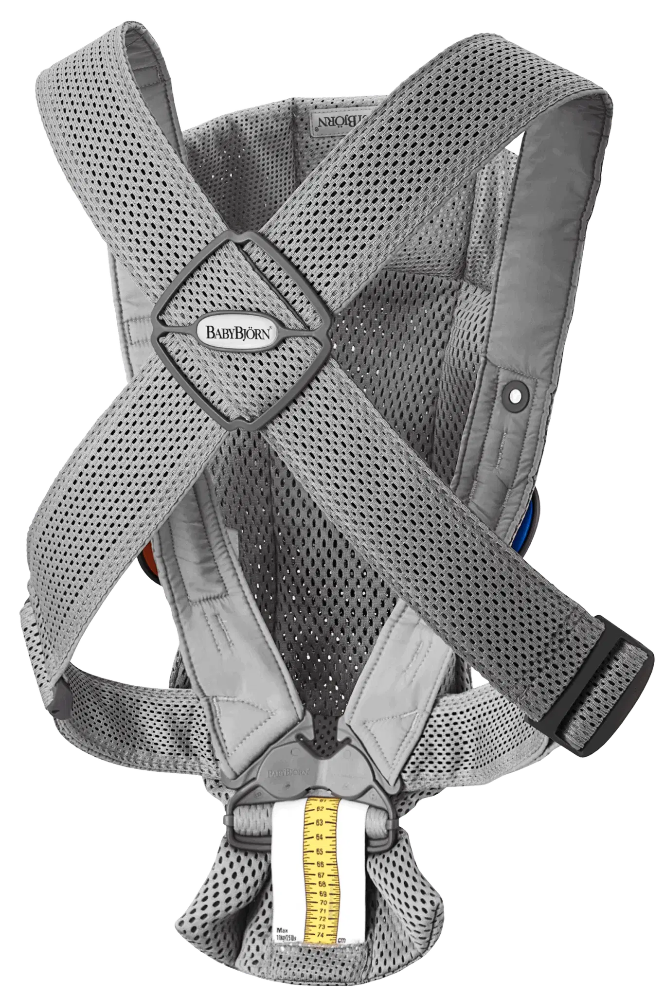Baby Bjorn Baby Carrier Mini color Grey Fabric: 3D Mesh - Bubs Universe