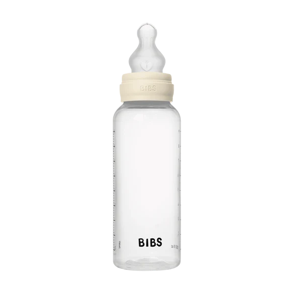 BIBS Baby Bottle Complete Set 270ml Silicone Ivory