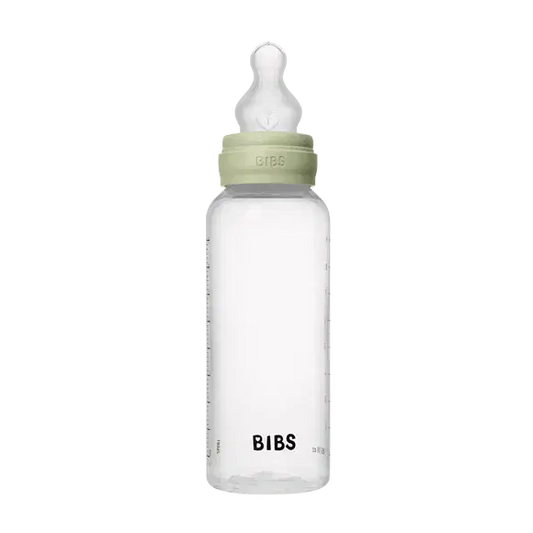 BIBS Baby Bottle Complete Set Silicone Sage