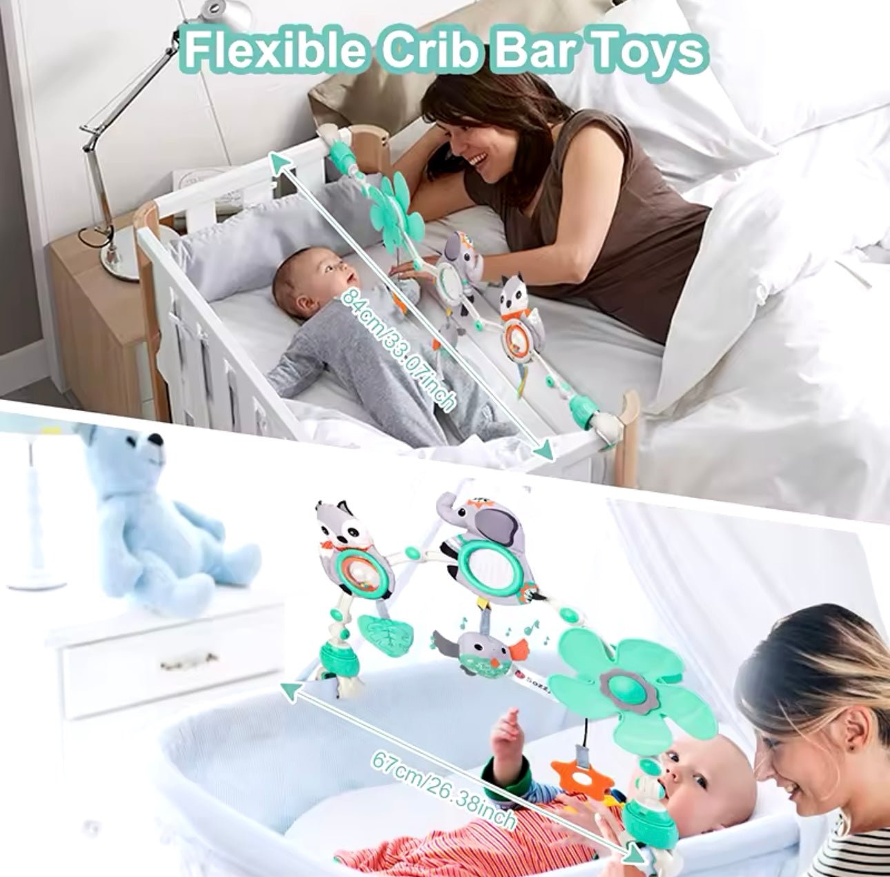 Baby Stroller Arch Toy<Bouncer Toy , Pram Toy and Baby Car seat Toy - Bubs Universe