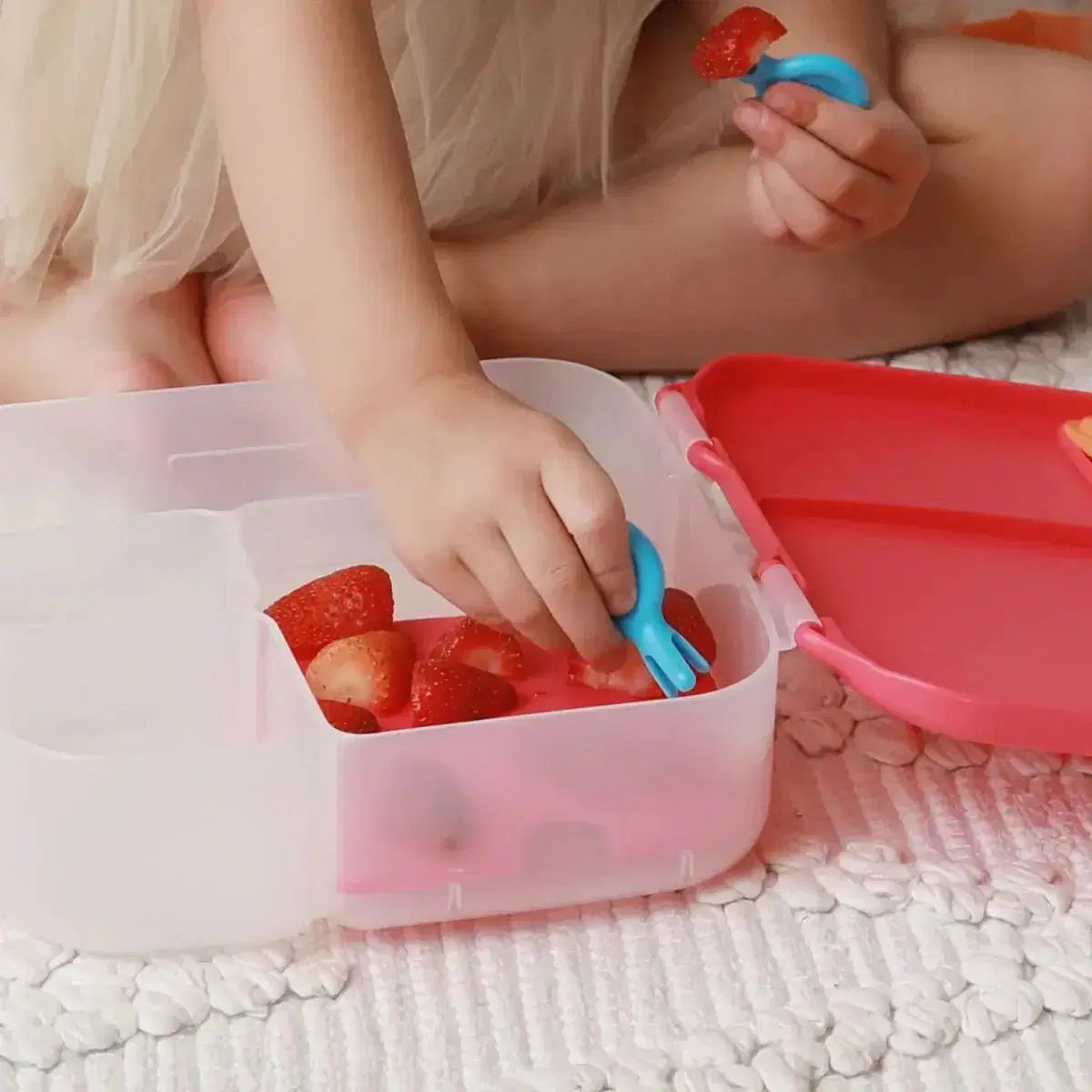 B.Box 3 - pack mini FLORK™ cutlery - paste - Bubs Universe