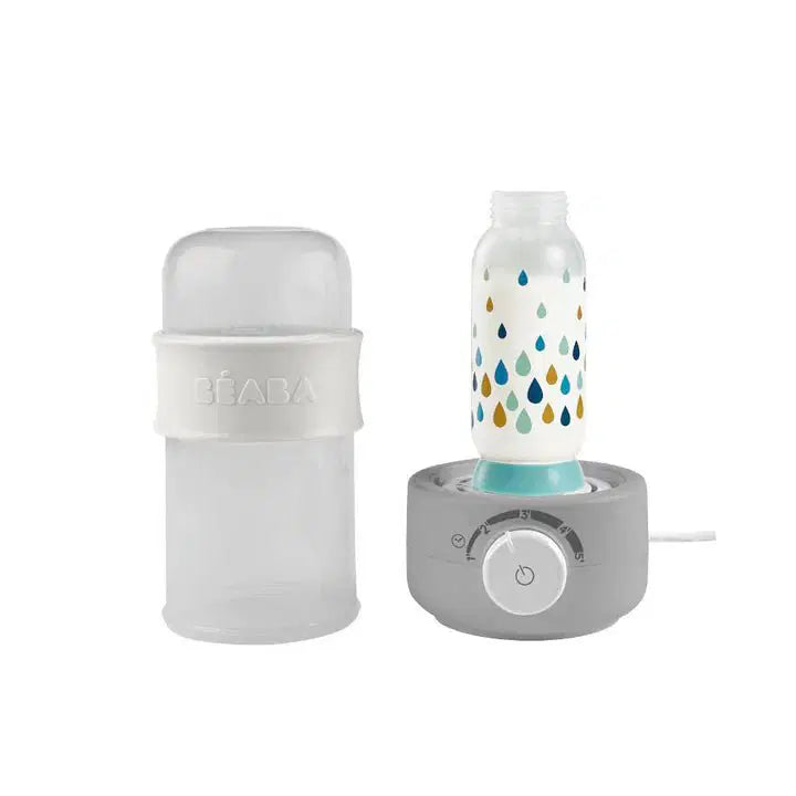 BEABA BABY MILK SECOND BOTTLE WARMER - GREY - Bubs Universe
