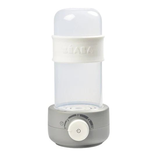 BEABA BABY MILK SECOND BOTTLE WARMER - GREY - Bubs Universe