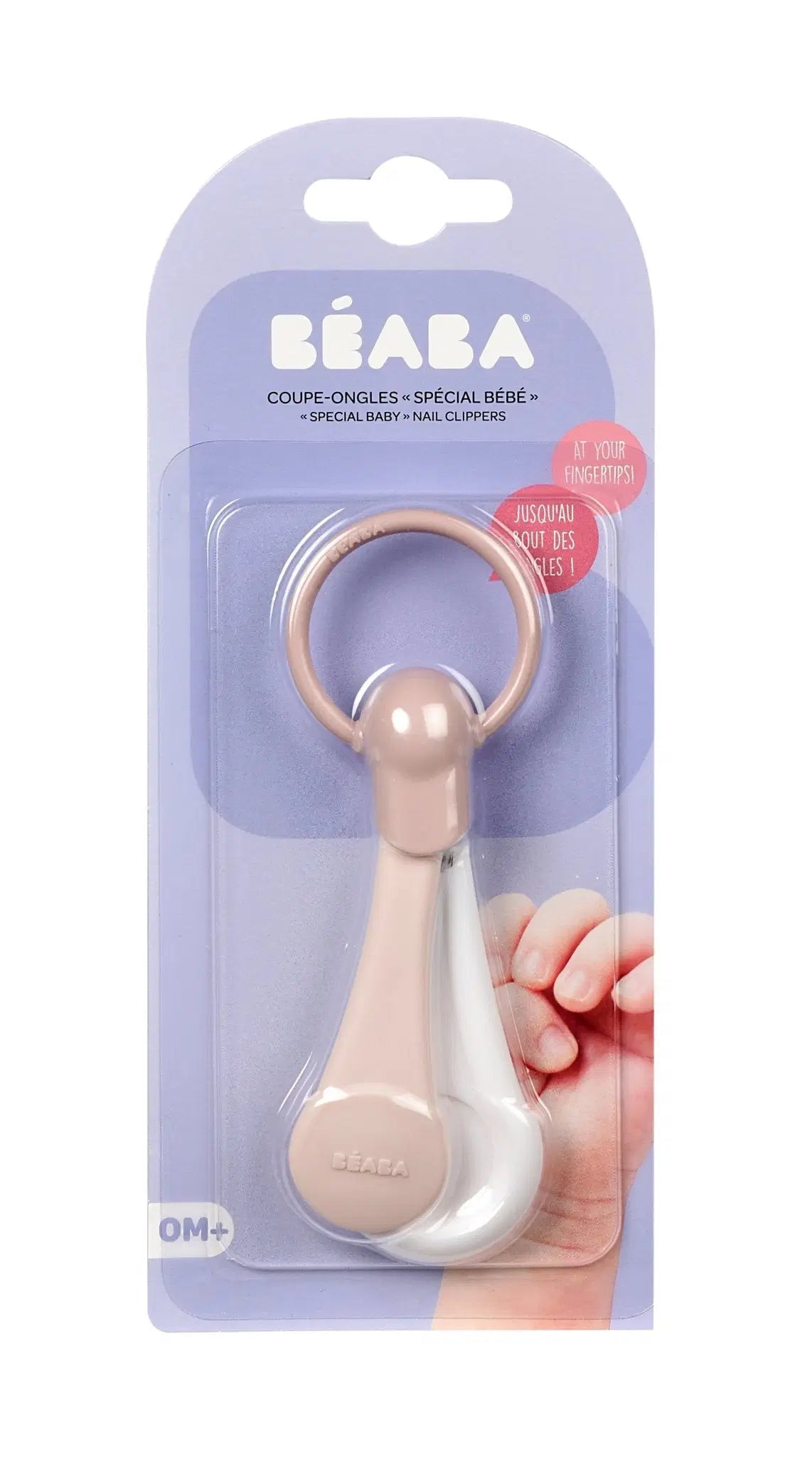BEABA BABY NAIL CLIPPERS - OLD PINK - Bubs Universe