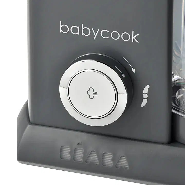 BEABA BABYCOOK SOLO BABY FOOD PROCESSOR - DARK GREY - Bubs Universe