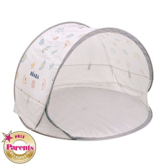 Beaba Breezy baby UV tent with mesh sides and sun protection for outdoor play