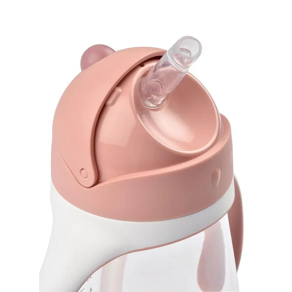 BEABA STRAW CUP 300ML - VINTAGE PINK - Bubs Universe
