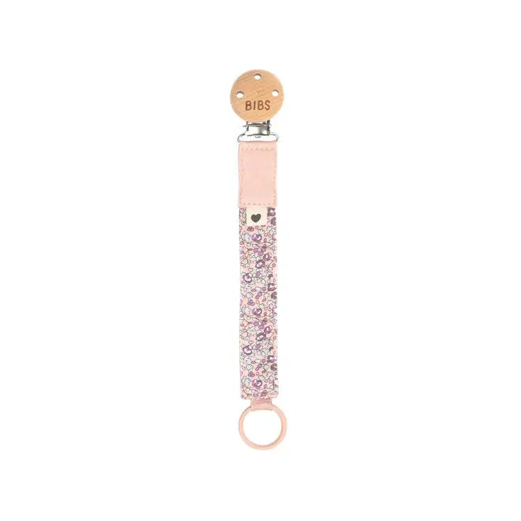 BIBS Liberty Pacifier Clip Chamomile Lawn Violet Sky