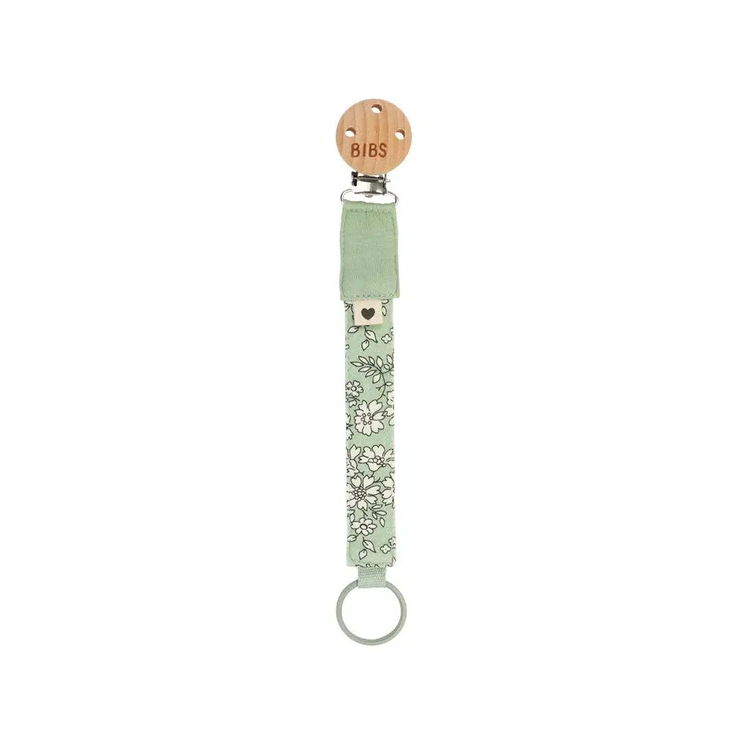 BIBS Liberty Pacifier Clip Chamomile Lawn Violet Sky