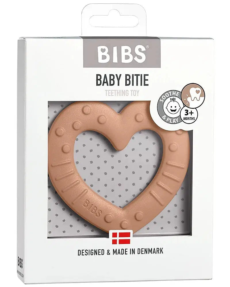 BIBS Bitie Heart Peach