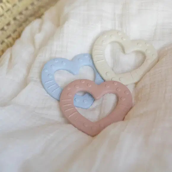 BIBS Bitie Heart Baby Blue