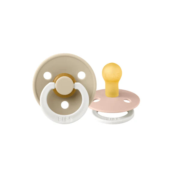 BIBS Blush/Vanilla GLOW Round S2 , Latex (2pk)