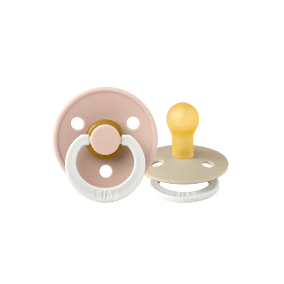BIBS Blush/Vanilla GLOW Round S2 , Latex (2pk)