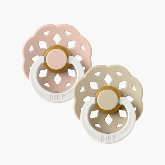 BIBS Boheme, S2, GLOW - Blush/Vanilla - (2pk)