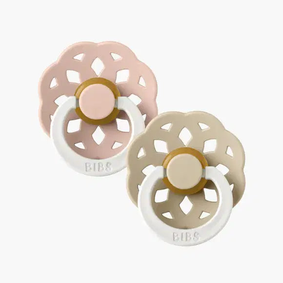 BIBS Boheme, S2, GLOW - Blush/Vanilla - (2pk)