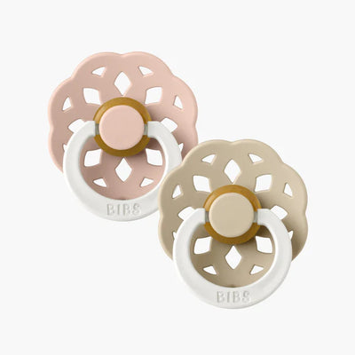 BIBS Boheme, S2, GLOW - Blush/Vanilla - (2pk)
