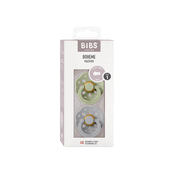 BIBS Boheme, S1,Sage/Cloud(2PK)
